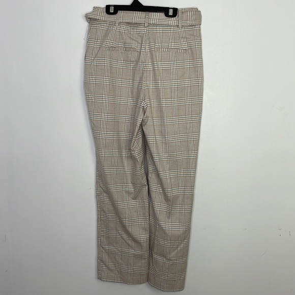 NWOT Joie plaid high waisted straight legs trousers - Picture 6 of 8